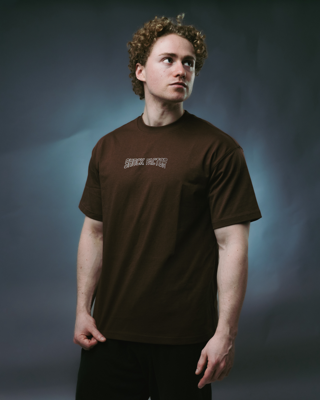 Brun "Built On What’s Been Lost" Oversized T-skjorte