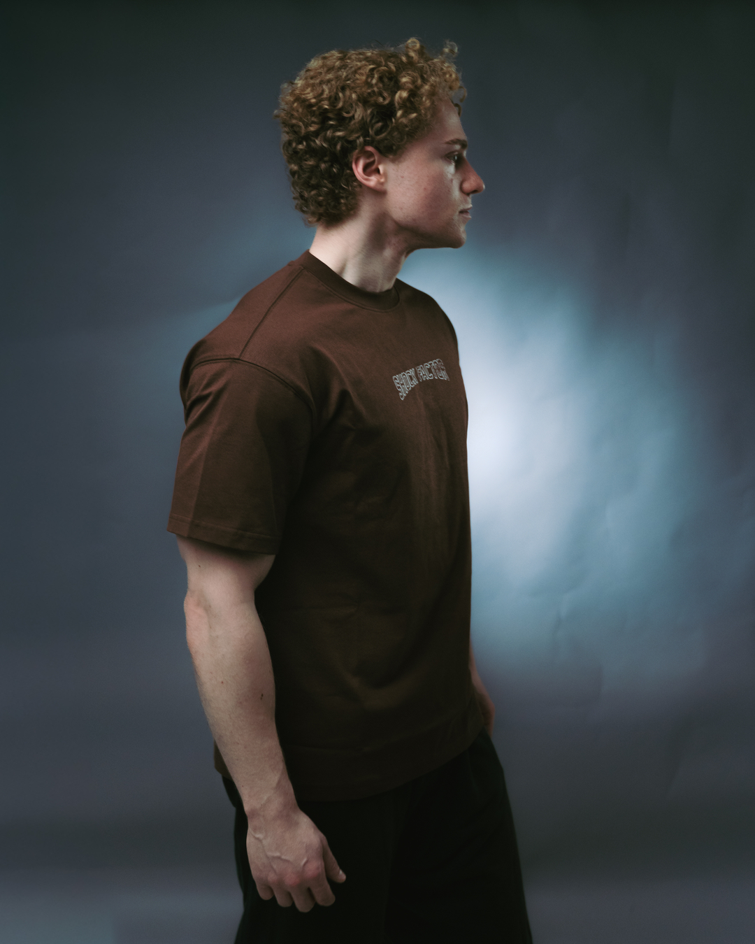 Brun "Built On What’s Been Lost" Oversized T-skjorte