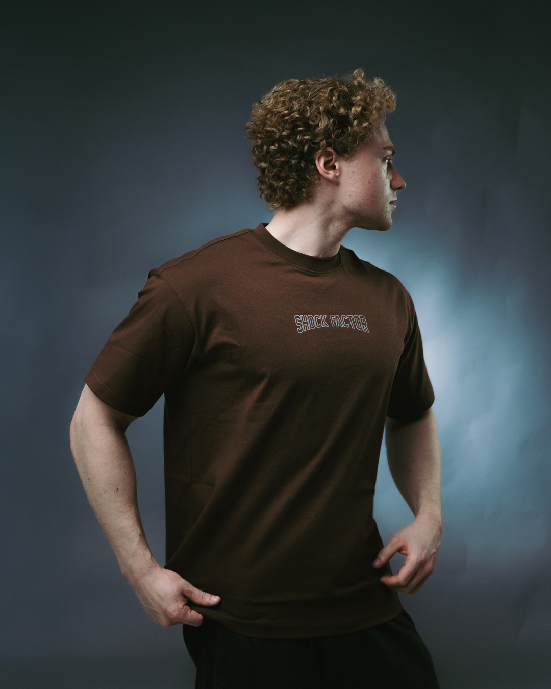 Brun "Built On What’s Been Lost" Oversized T-skjorte