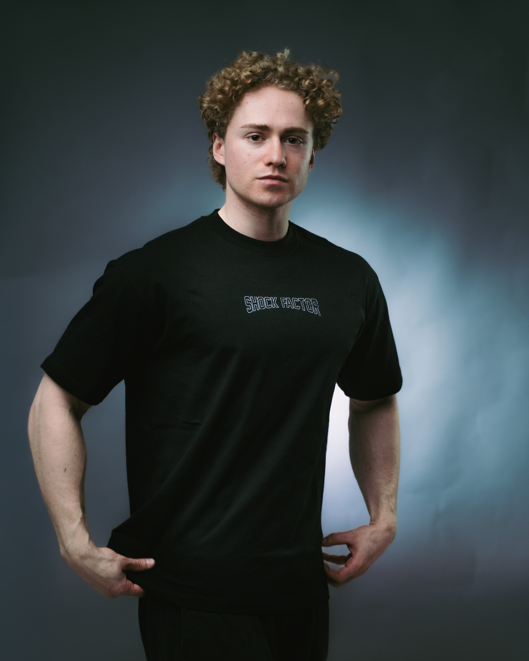 Svart "Built On What’s Been Lost" Oversized T-skjorte