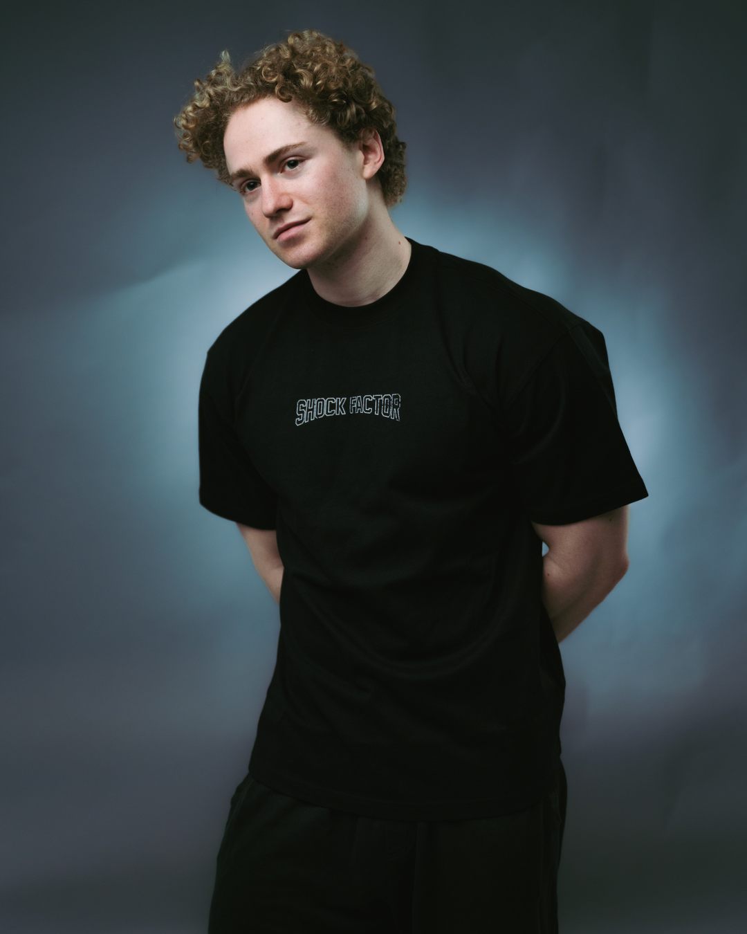 Svart "Built On What’s Been Lost" Oversized T-skjorte