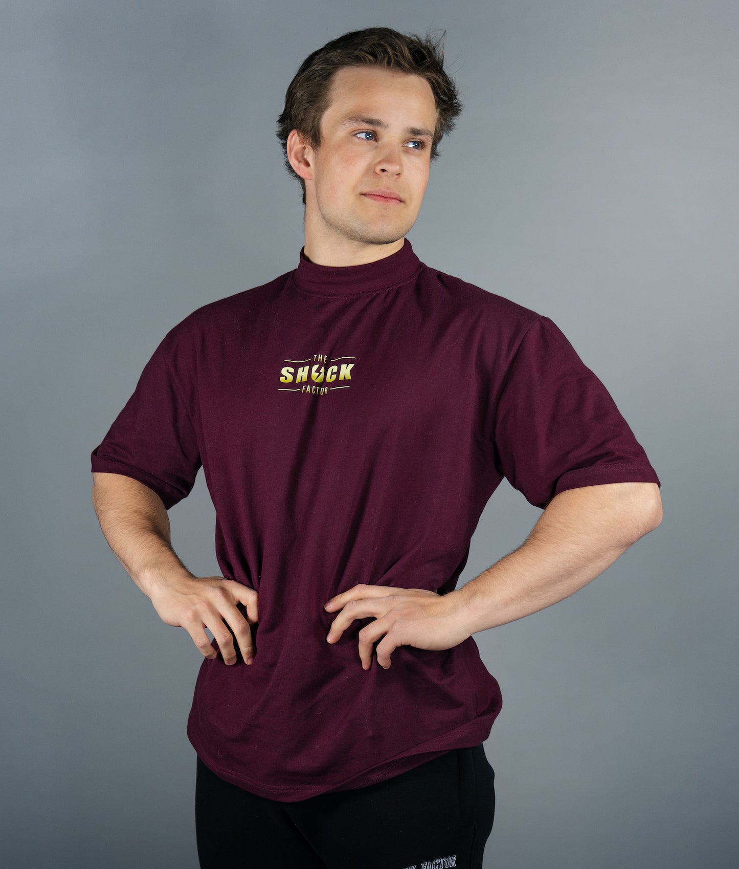 Burgunder Champion Oversized T-skjorte
