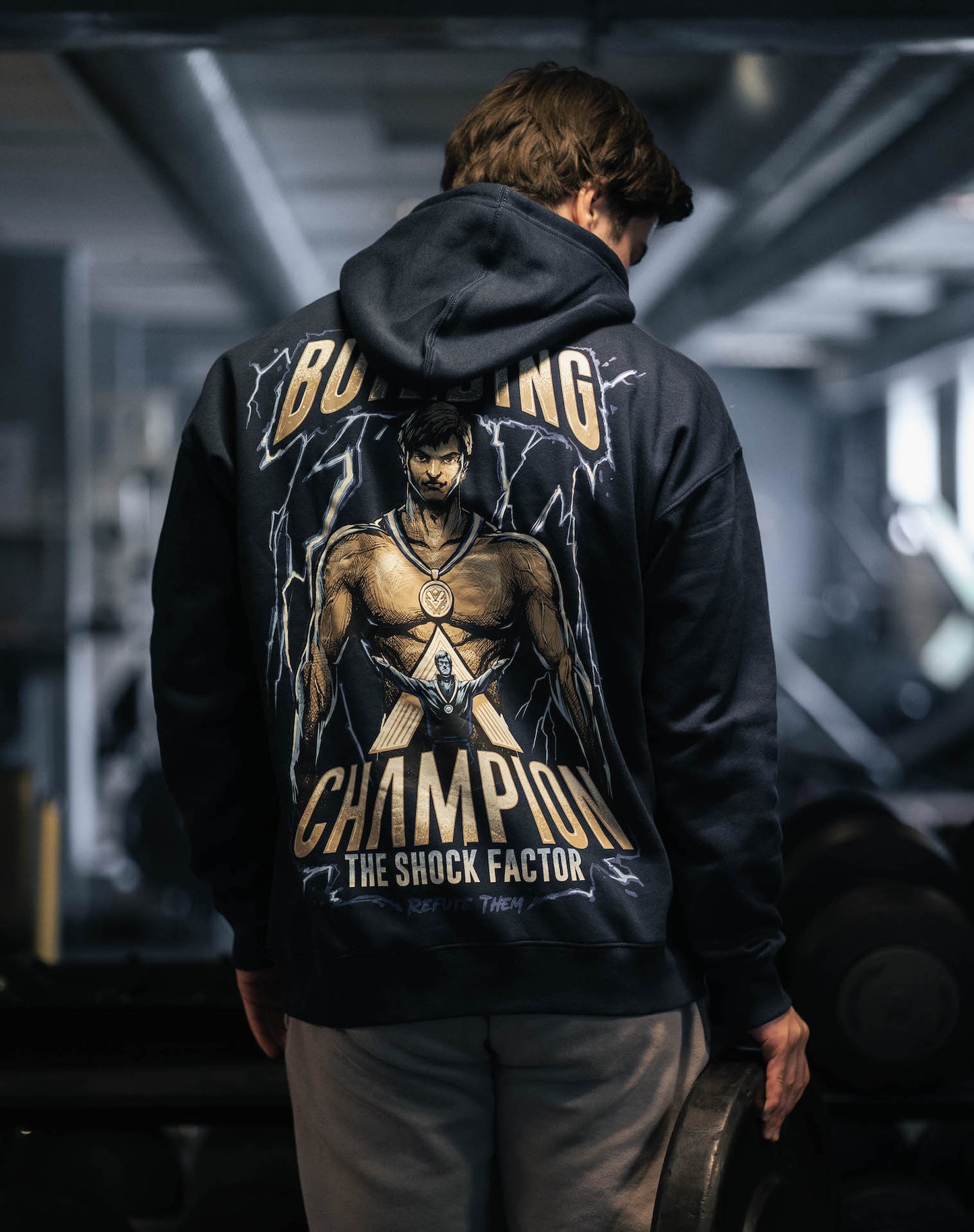 Navy Champion Hoodie