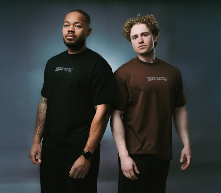 Brun "Built On What’s Been Lost" Oversized T-skjorte