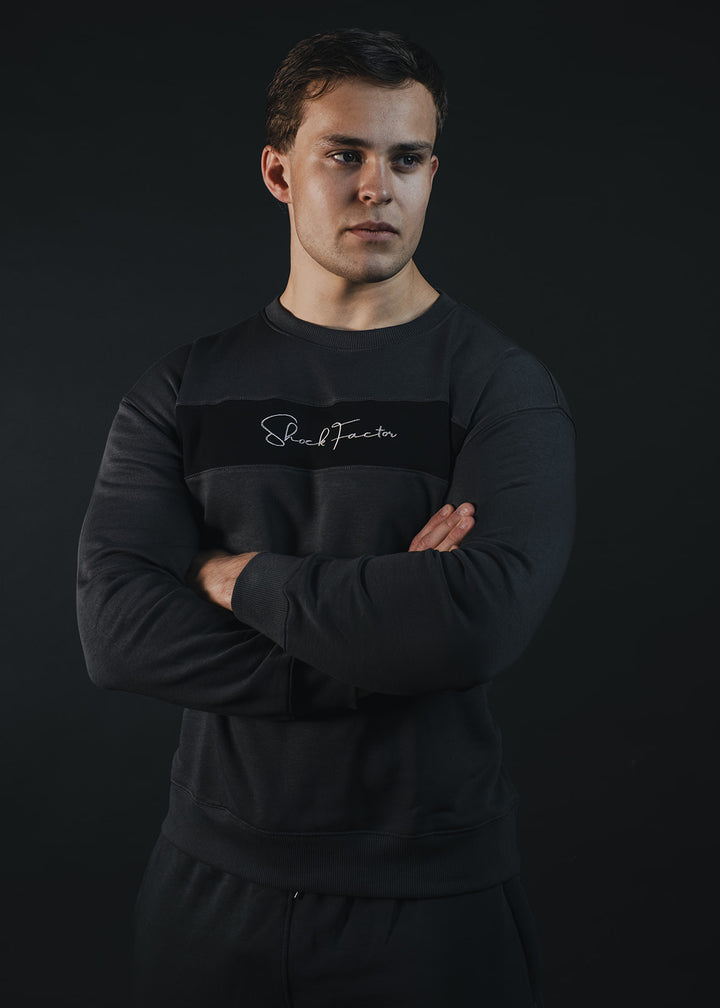 Charcoal Signature Crewneck