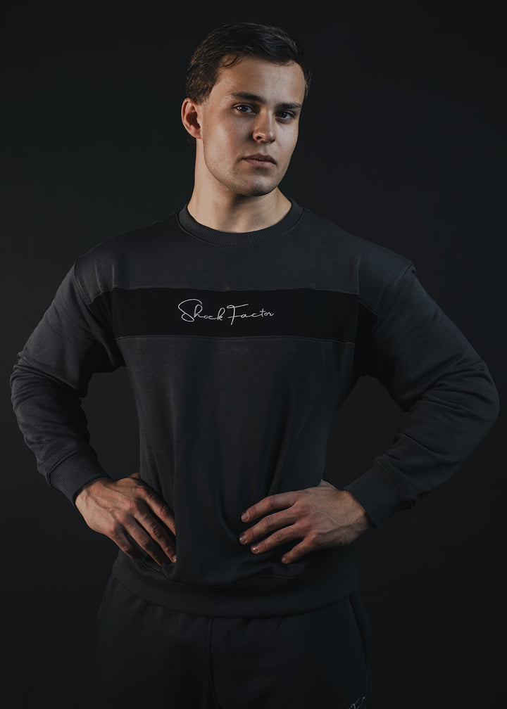 Charcoal Signature Crewneck