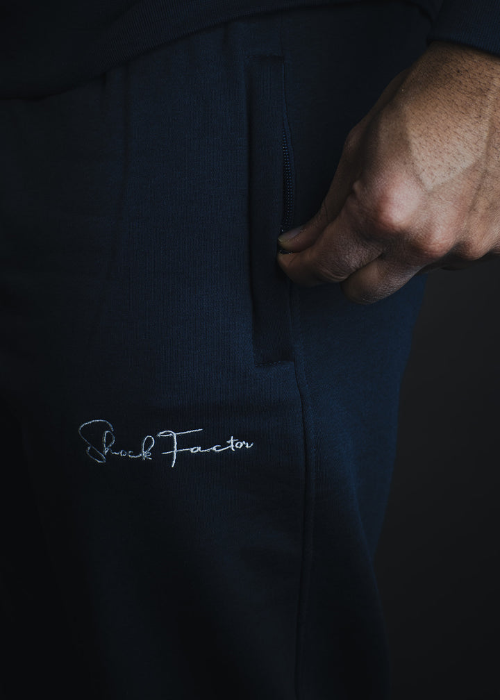 Navy Signature Jogger