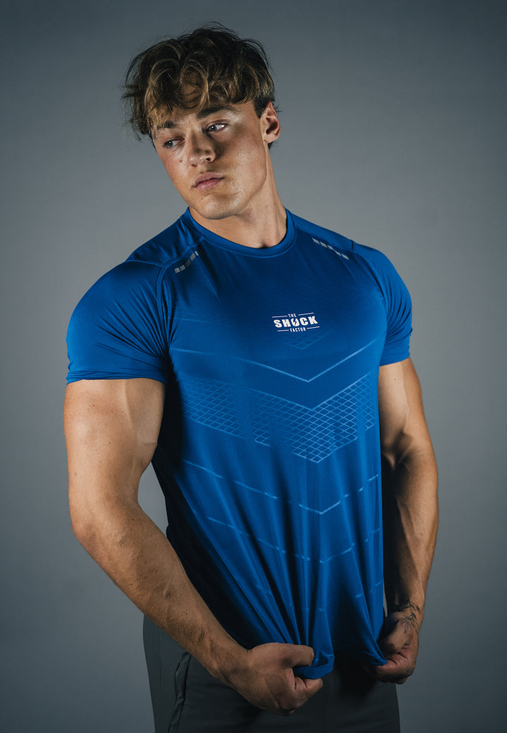 Blå Elite T-skjorte