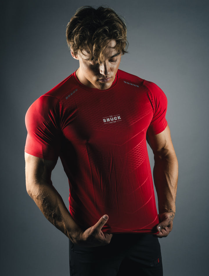 Rød Elite T-skjorte