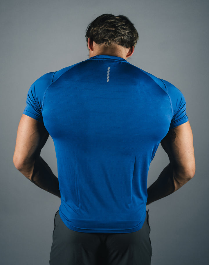 Blå Elite T-skjorte