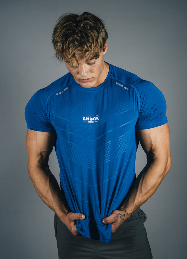 Blå Elite T-skjorte