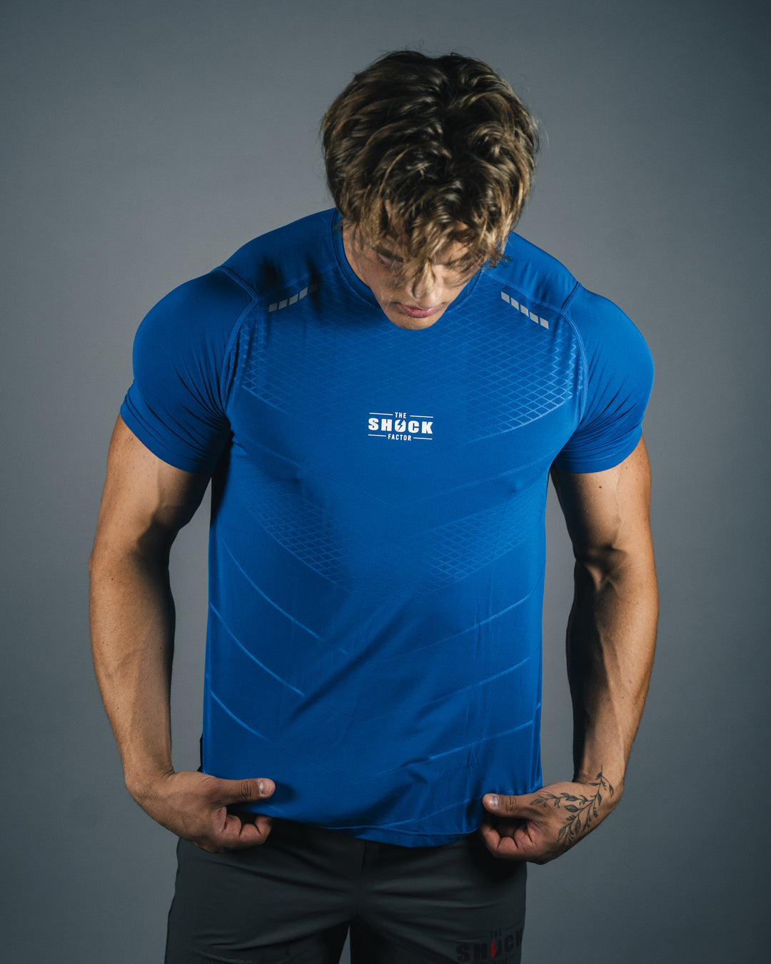 Blå Elite T-skjorte