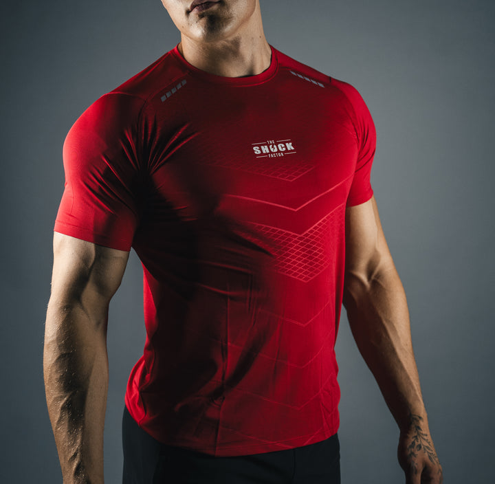 Rød Elite T-skjorte